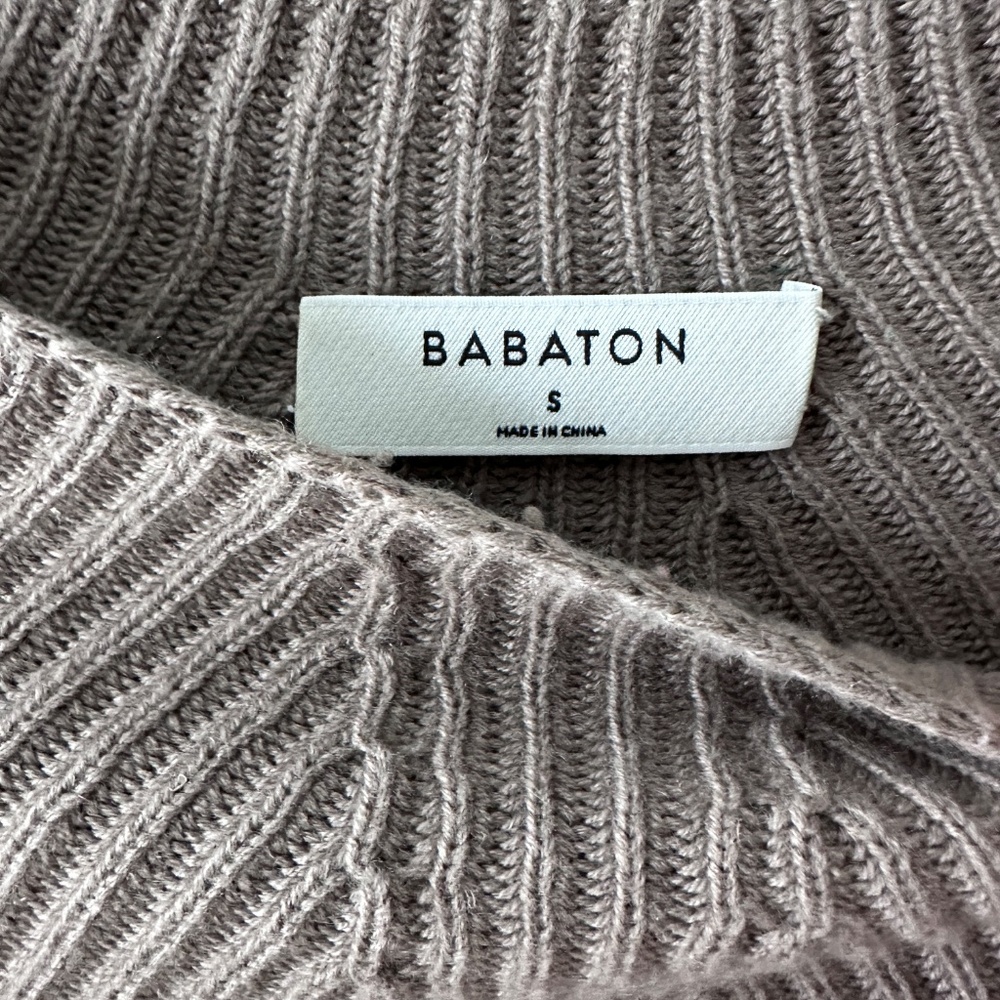 Babaton Ribbed Mock Neck Sweater - Picture 2 of 2